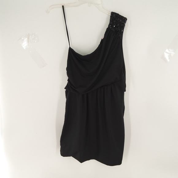 APOLLO ONE SHOULDER MINI COCKTAIL DRESS MEDIUM - Picture 1 of 8